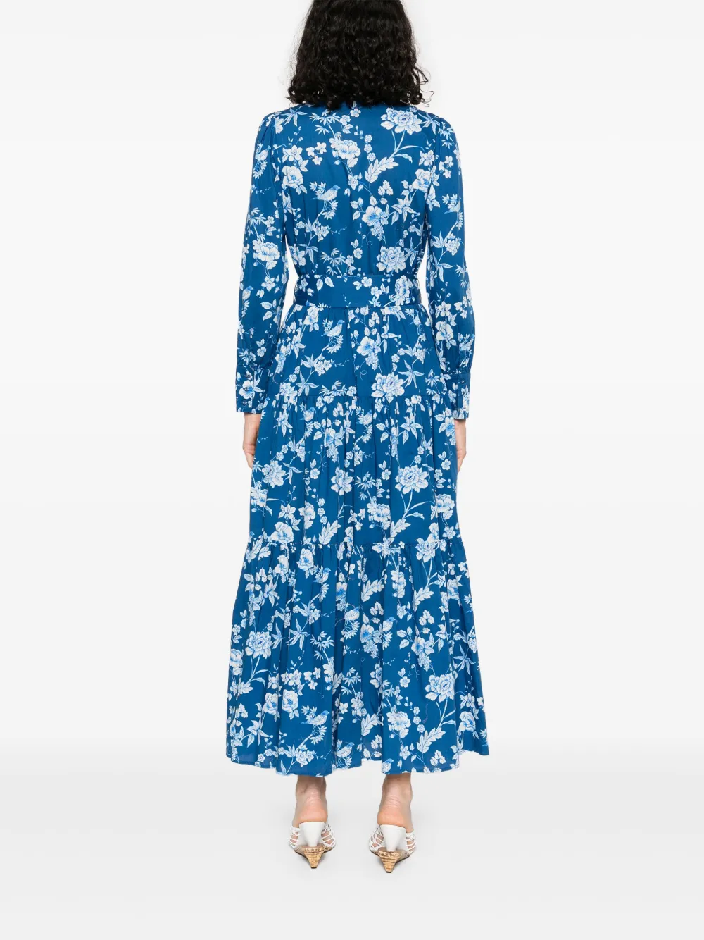 MC2 Saint Barth Katoenen maxi-jurk Blauw