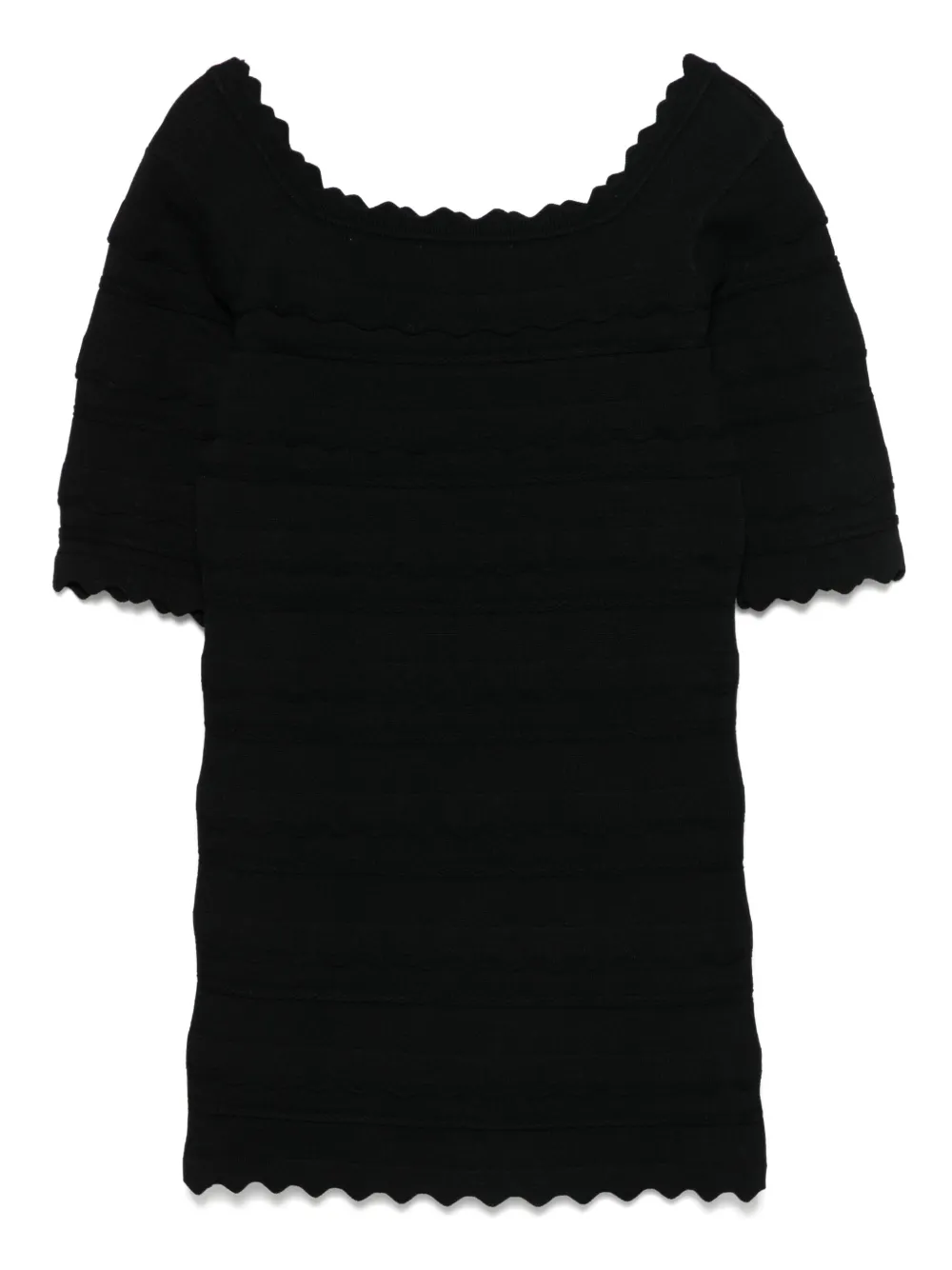 Elisabetta Franchi La Mia Bambina Jurk met korte mouwen Zwart