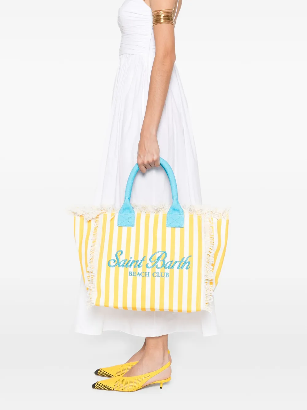 MC2 Saint Barth Vanity shopper - Geel