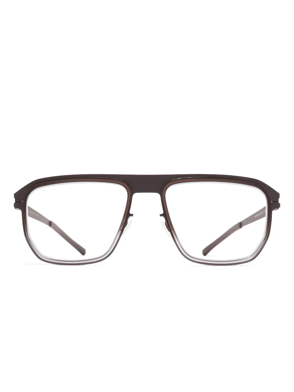 Mykita geometric oversized glasses Grijs