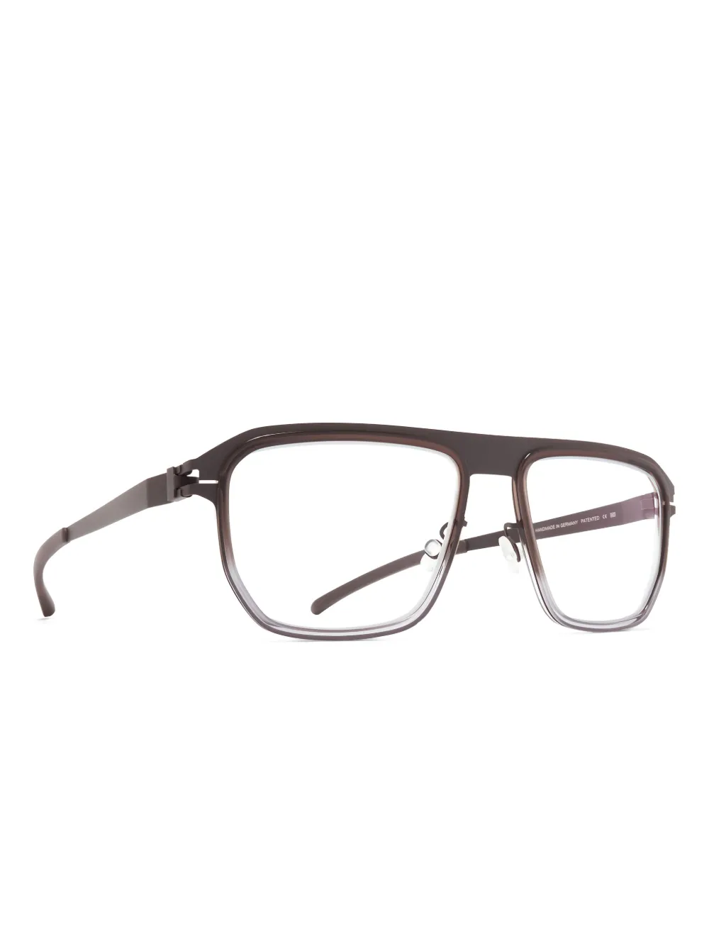 Mykita geometric oversized glasses Grijs