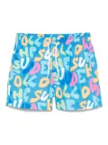 Sundek graphic-print swim shorts - Blue
