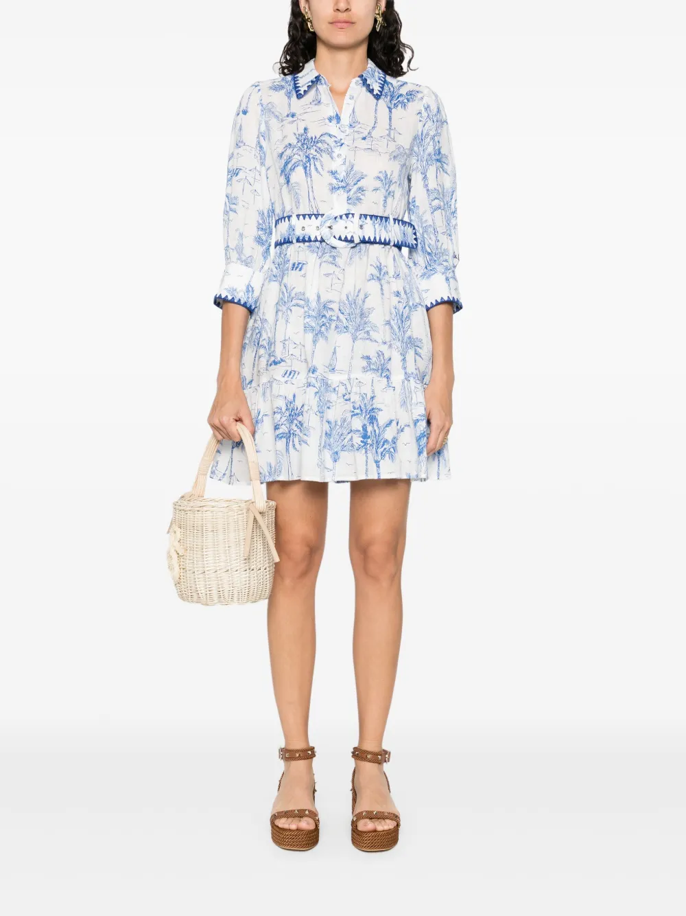 MC2 Saint Barth Daisi jurk - Blauw