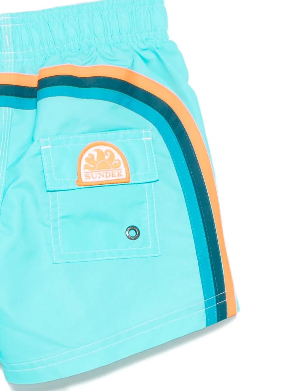 Sundek rainbow stripe swim shorts | Swim Shorts & Trunks | Image 2