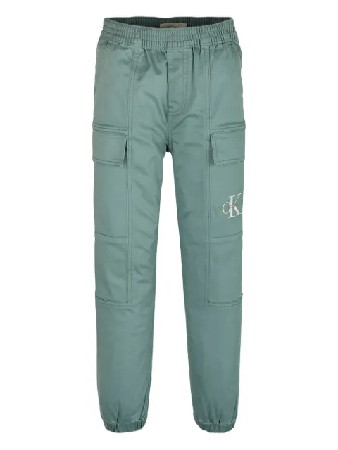 Calvin Klein Kids logo-embroidered trousers 