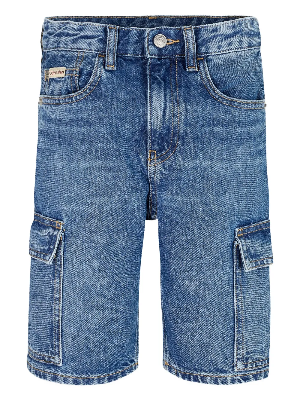 Calvin Klein Kids Denim shorts Blauw