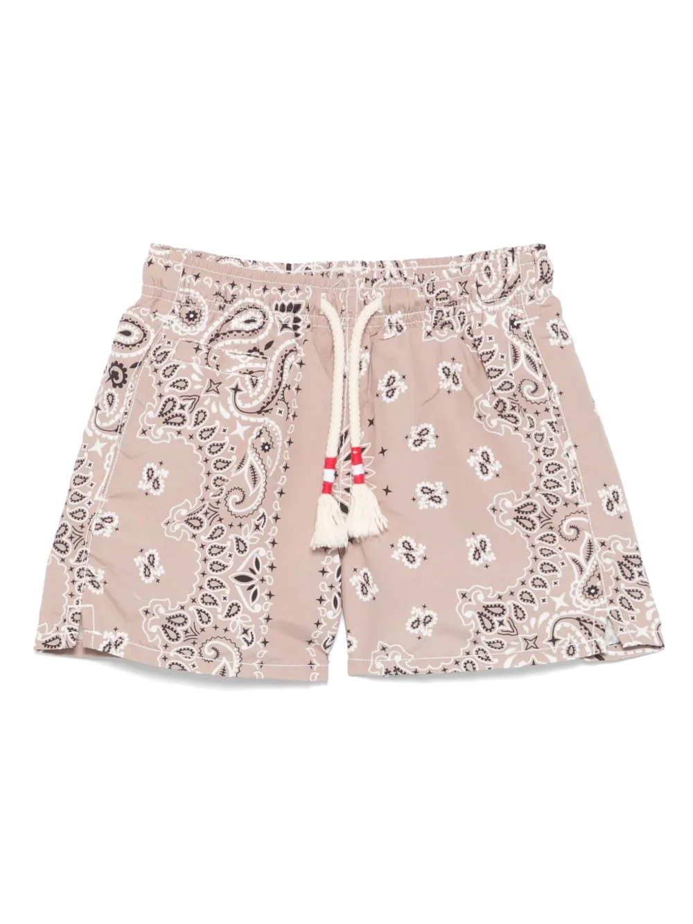 MC2 Saint Barth Kids Zwembroek met paisley-print Beige