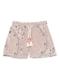 MC2 Saint Barth Kids paisley-print swim shorts - Neutrals