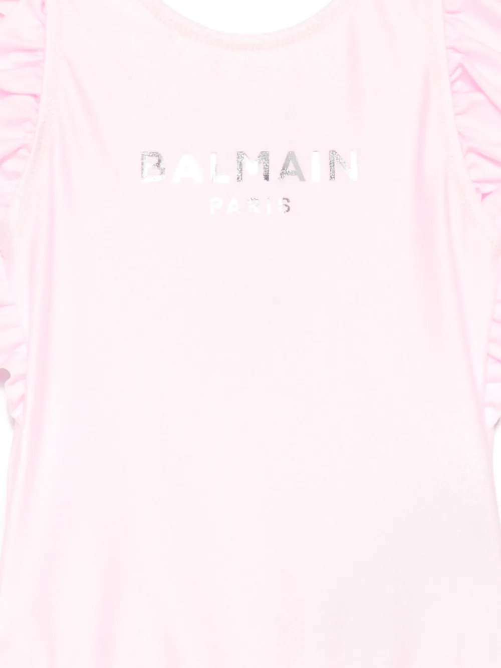 Shop Balmain Logo-print Swimsuit