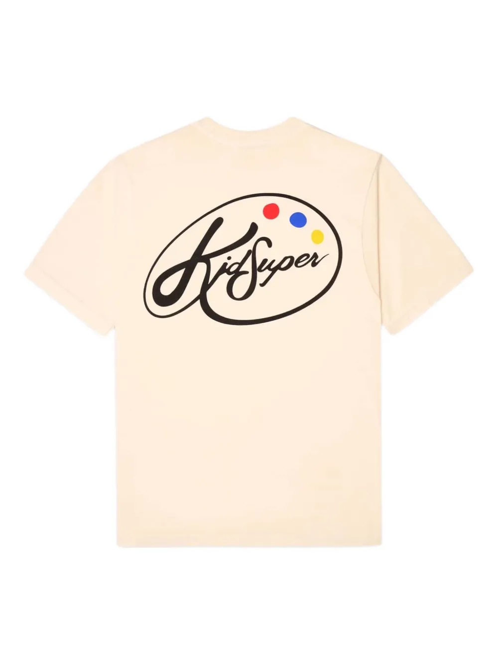 KidSuper Katoenen T-shirt met logoprint - Beige