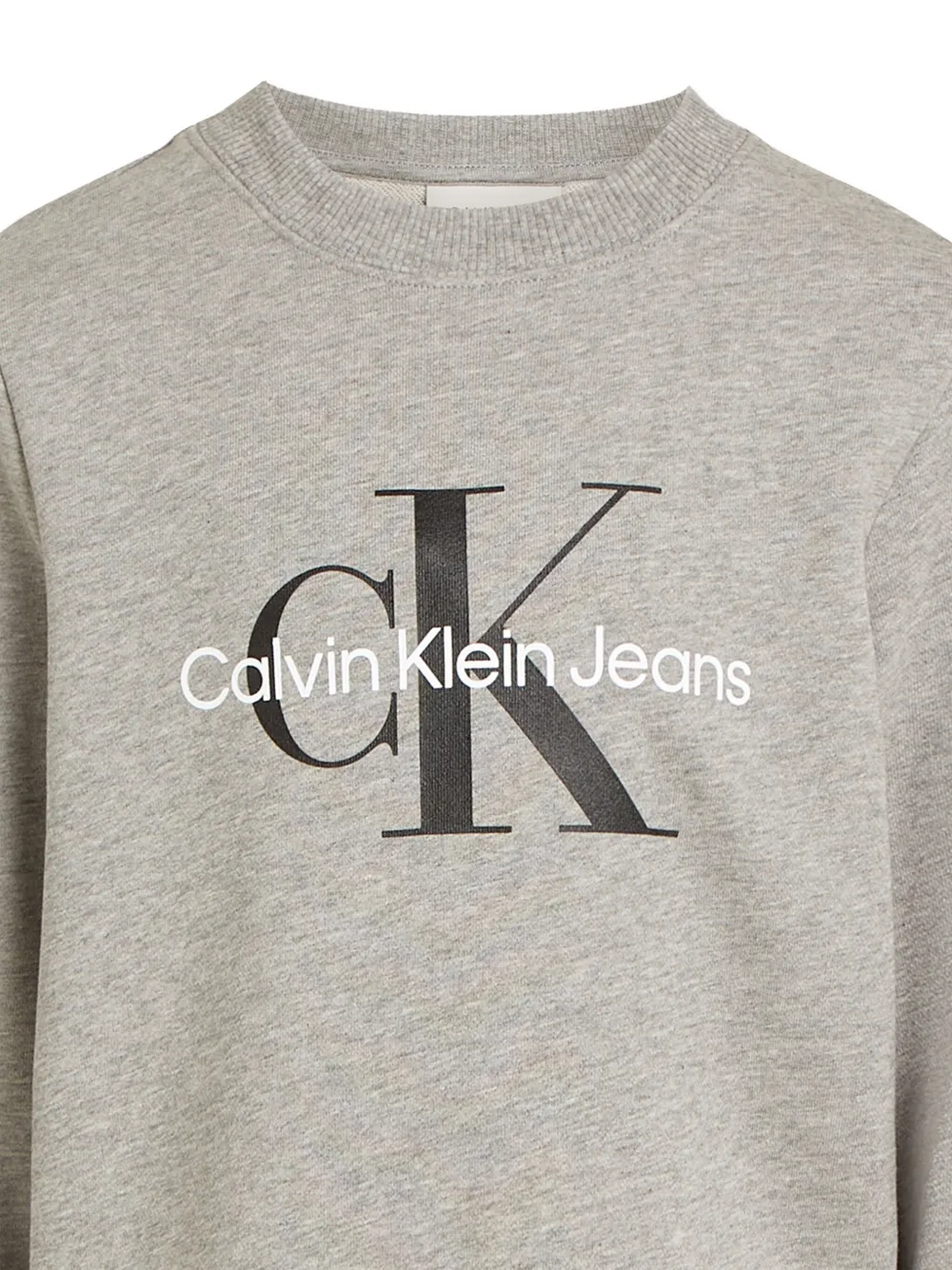 Calvin Klein Kids Sweater van katoen Grijs