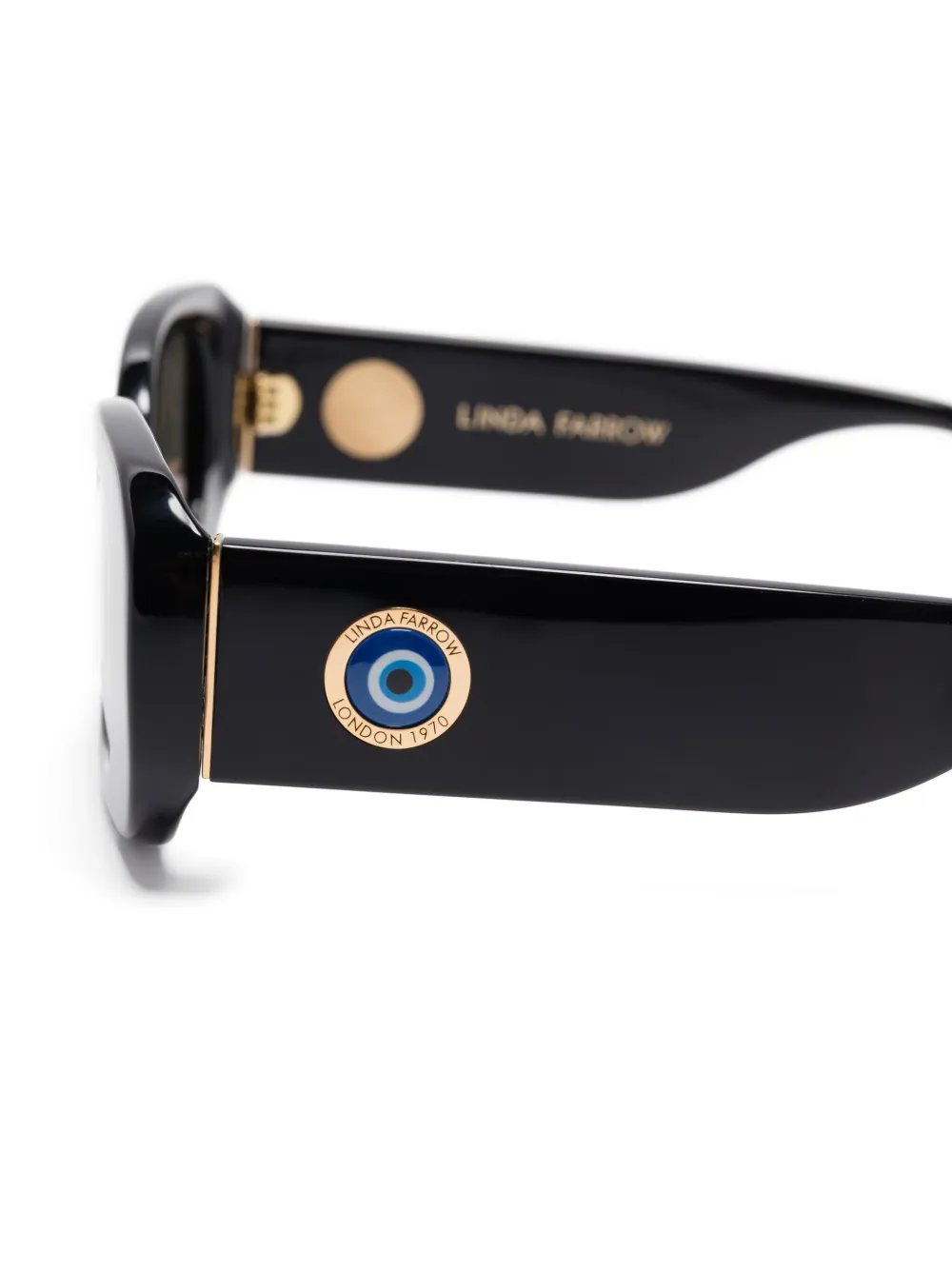 Linda Farrow Lola Talisman zonnebril Zwart