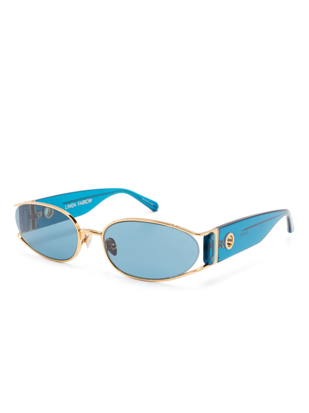 Linda Farrow Shelby sunglasses - Goud
