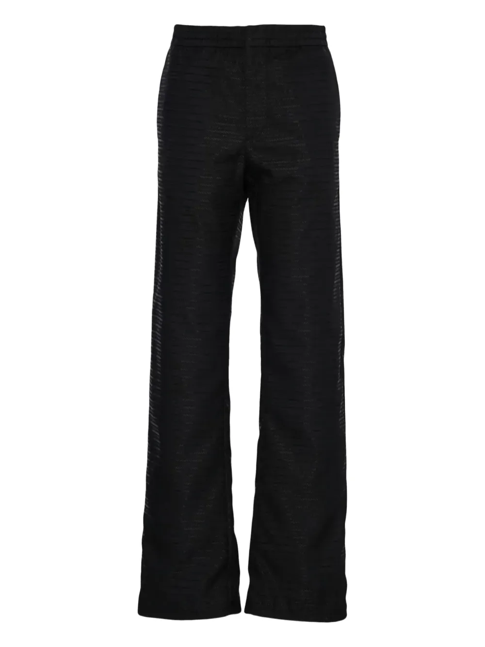 Prada Pre-Owned triangle-logo trousers | Black | Image 1