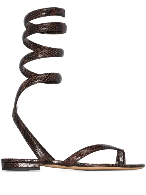 Bottega Veneta Pre-Owned wrap-around sandals