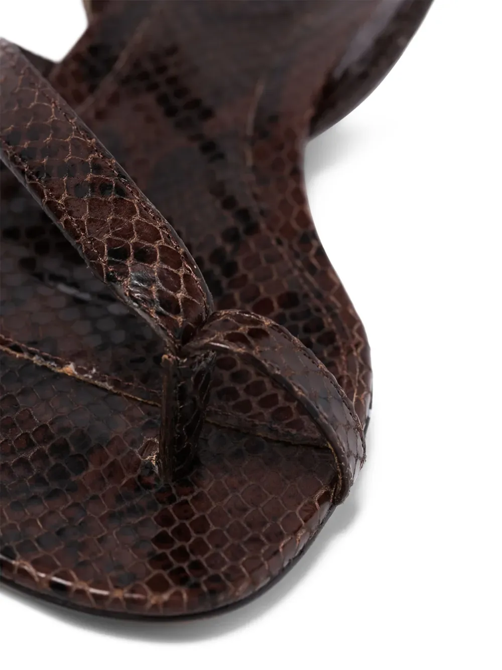 Bottega Veneta Pre-Owned Gewikkelde sandalen - Bruin