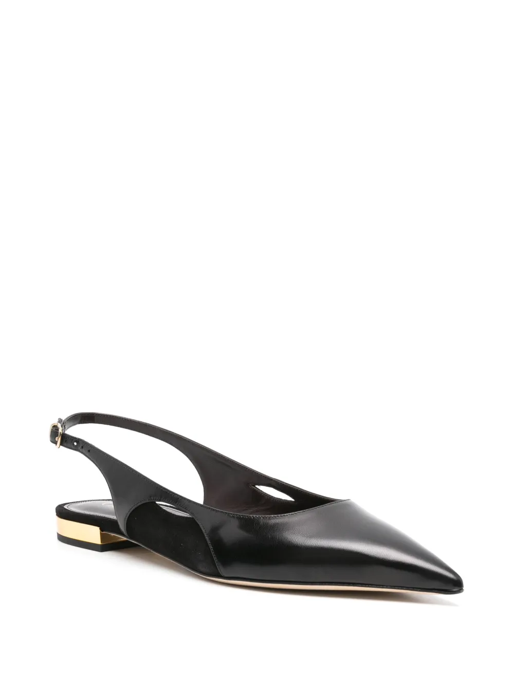 Chloé Pre-Owned Saada flat pumps - Zwart