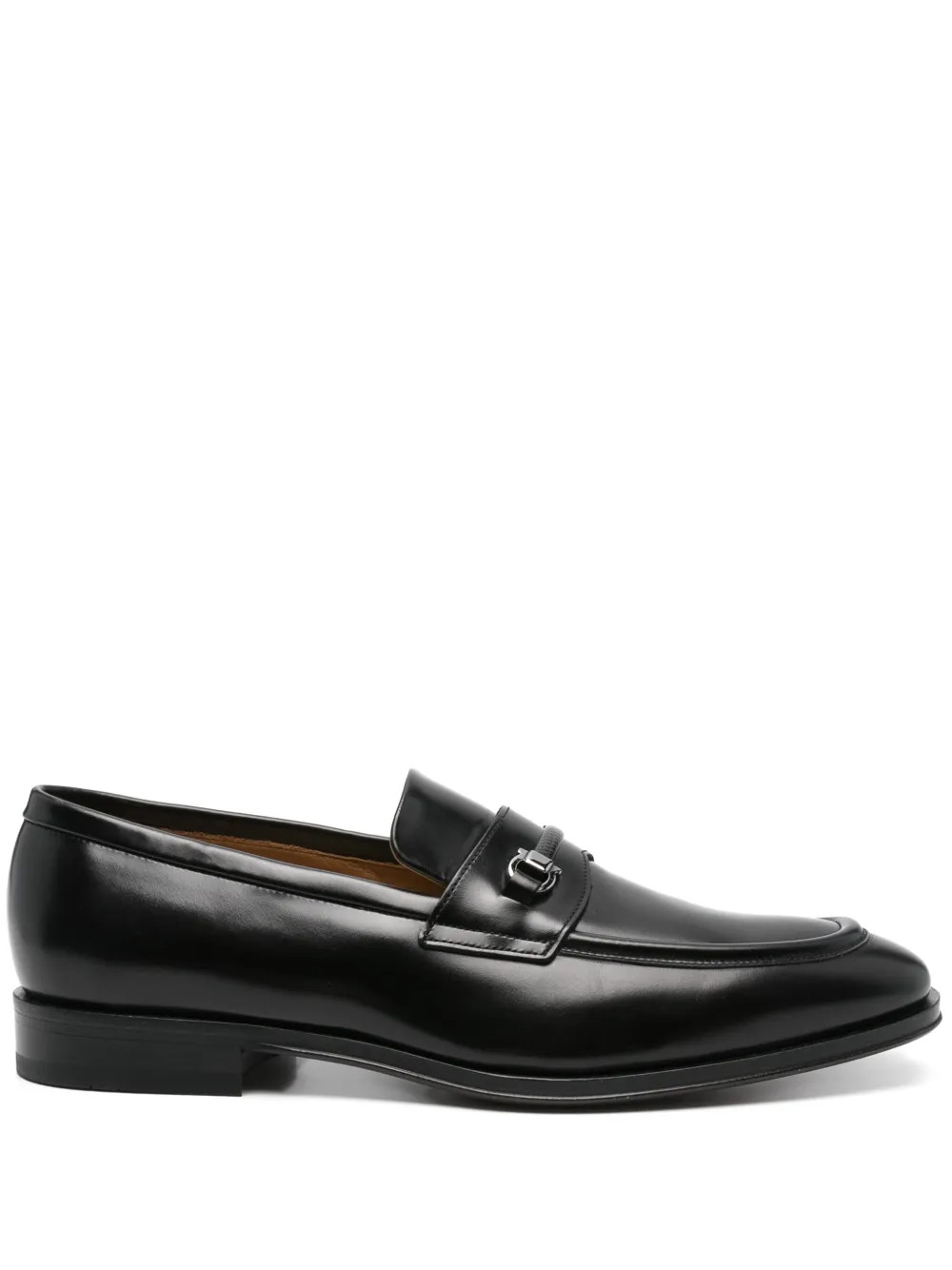 Ferragamo Pre-Owned Gancini-detail loafers | Black | Image 1