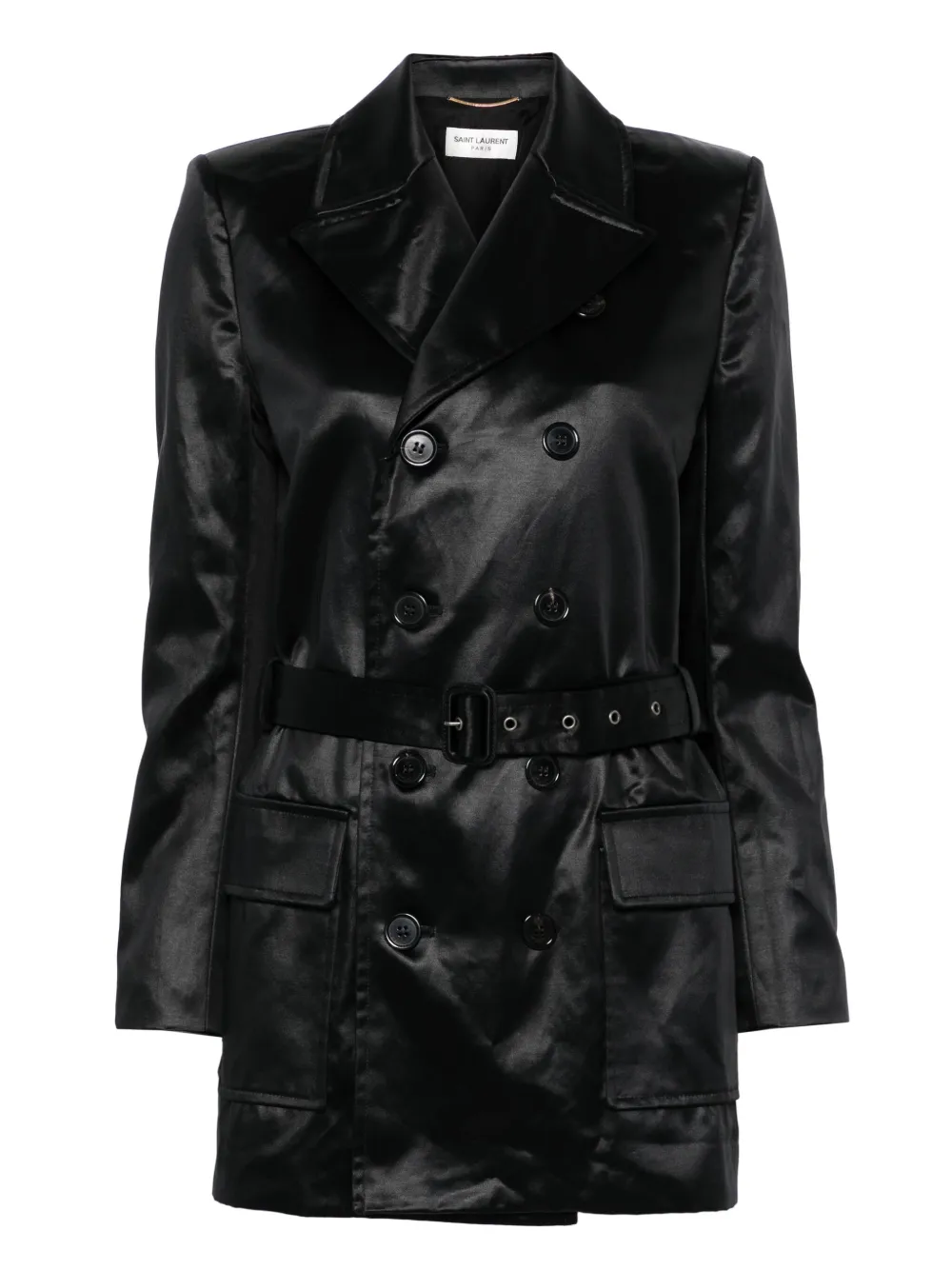 Saint Laurent Pre-Owned Blazer in seta | nero | Image 1