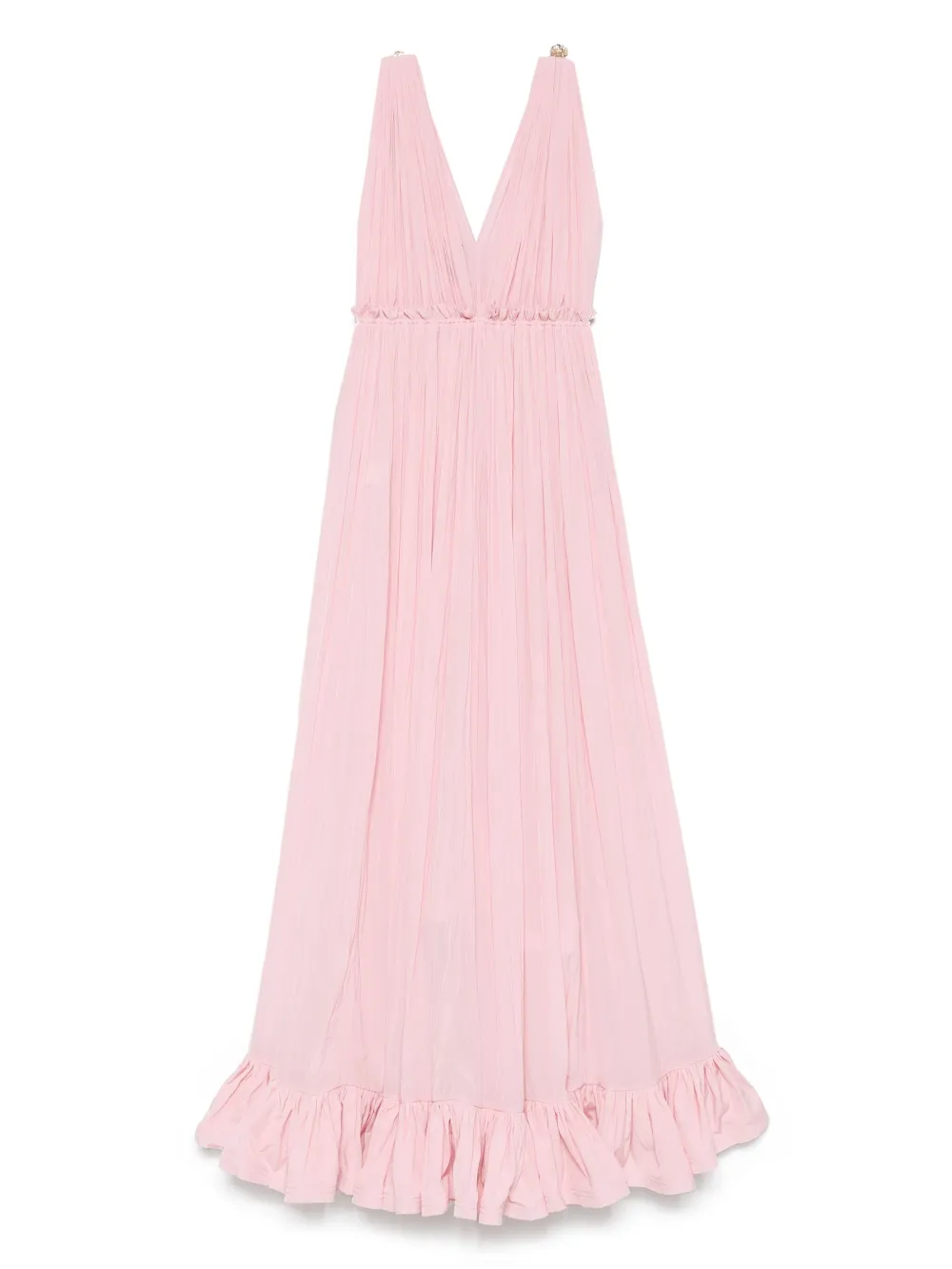 Lanvin Pre-Owned Avondjurk met ruches - Roze