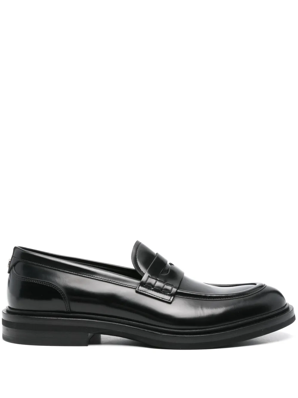 Pre-owned Dolce & Gabbana Brushed Leather Loafers