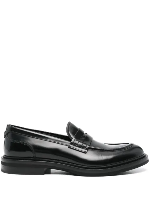 Dolce & Gabbana Pre-Owned brushed leather loafers