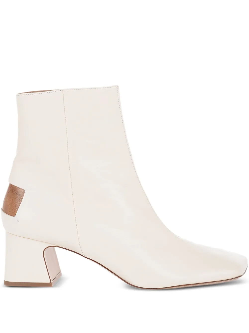 Maison Margiela 60mm leren enkellaarzen Beige