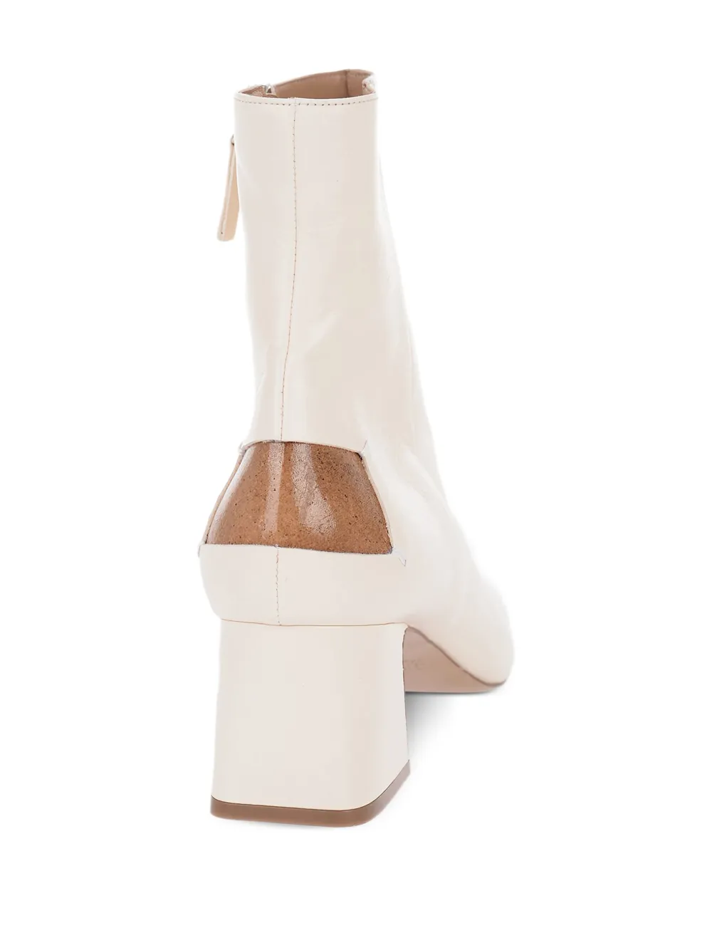 Maison Margiela 60mm leather ankle boots Neutrals