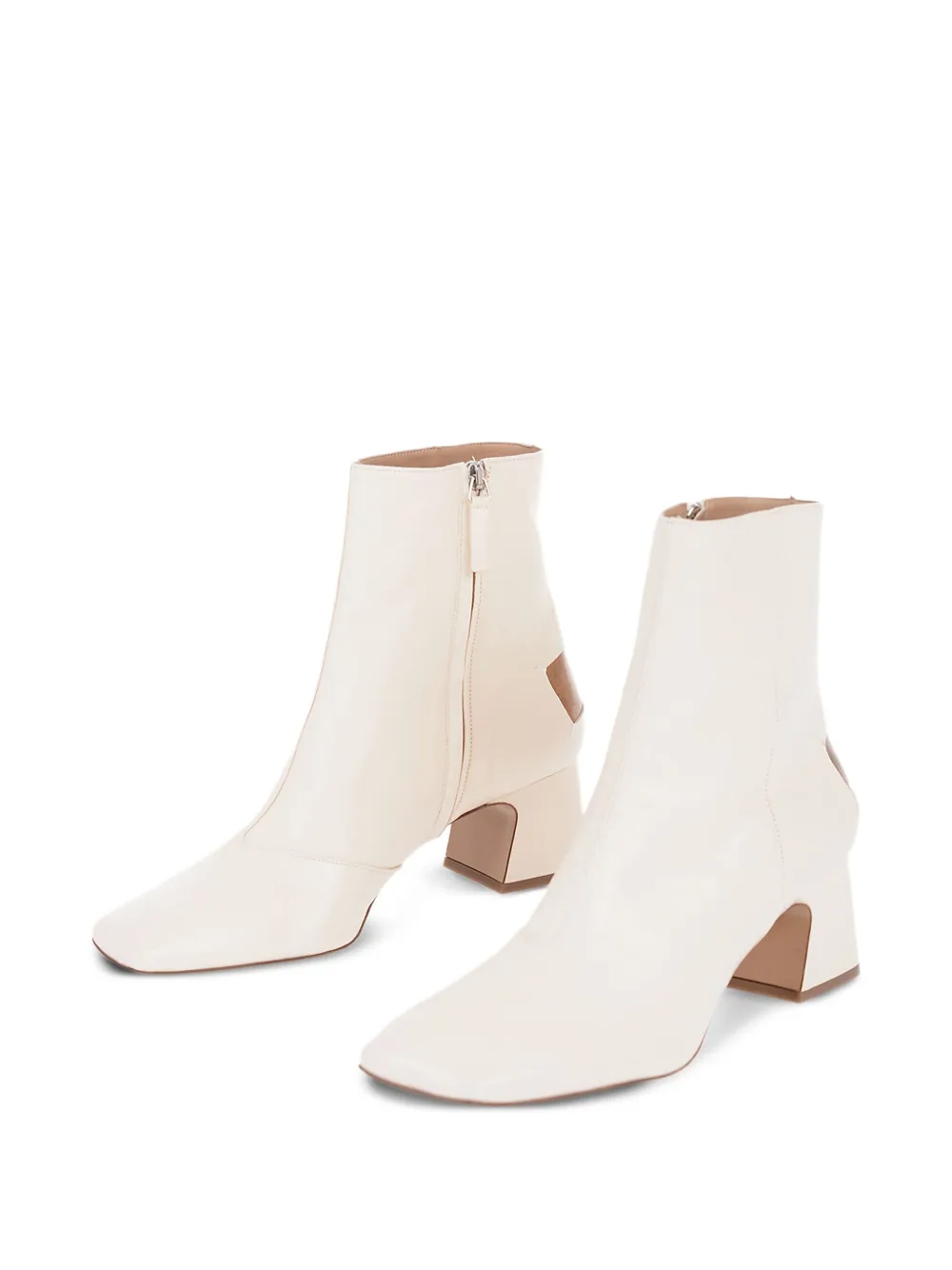 Maison Margiela 60mm leather ankle boots Neutrals