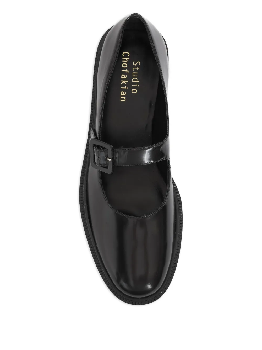 Studio Chofakian 25mm Studio 167 buckle-fastening pumps Black
