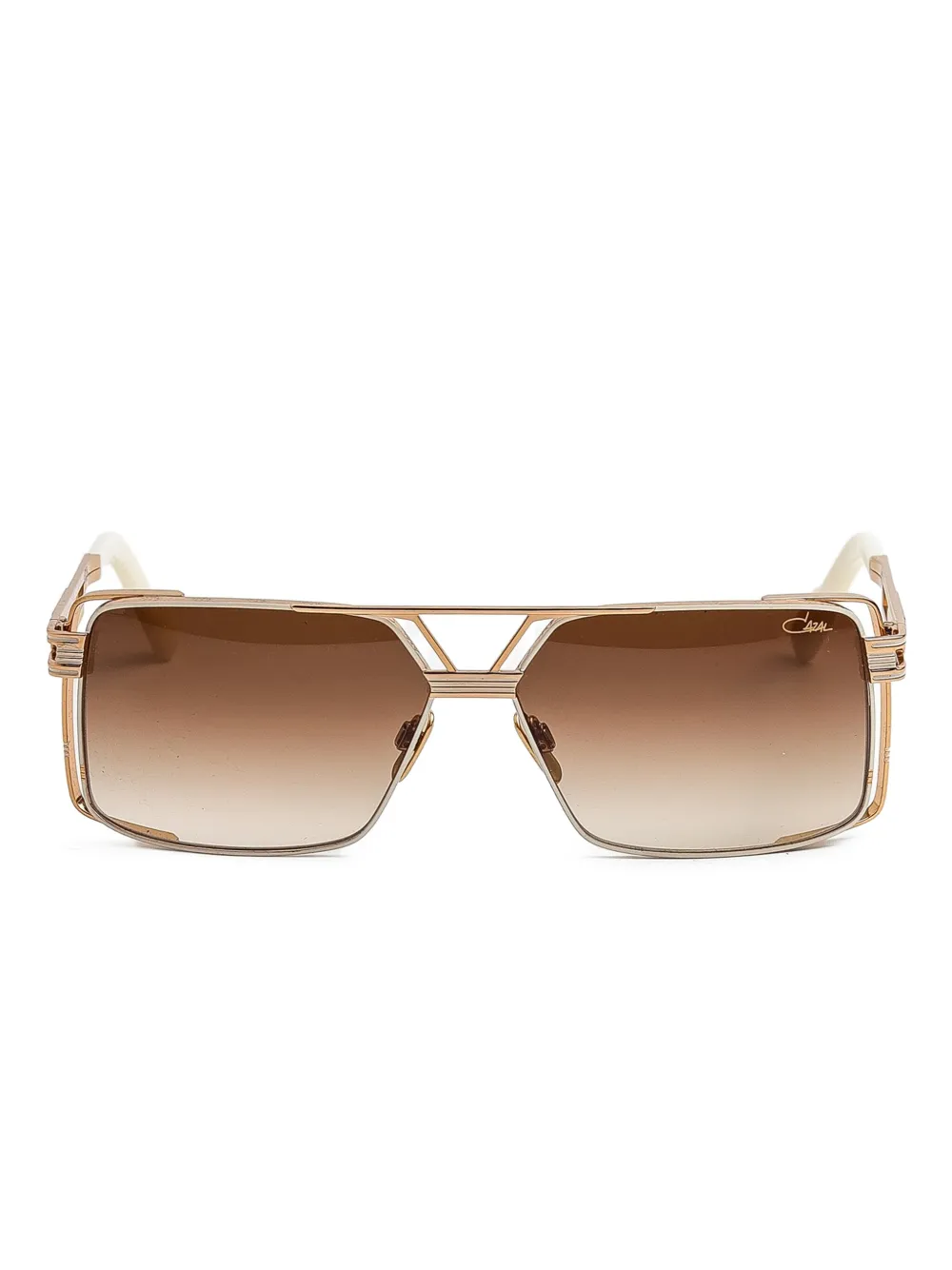 Cazal rectangle-frame sunglasses | Gold | Image 1