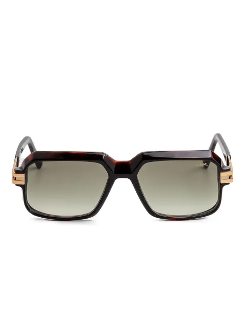 Cazal lentes de sol con armazón cuadrada estilo carey