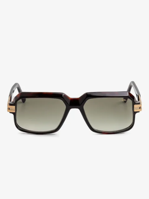 Cazal lentes de sol con armazón cuadrada estilo carey