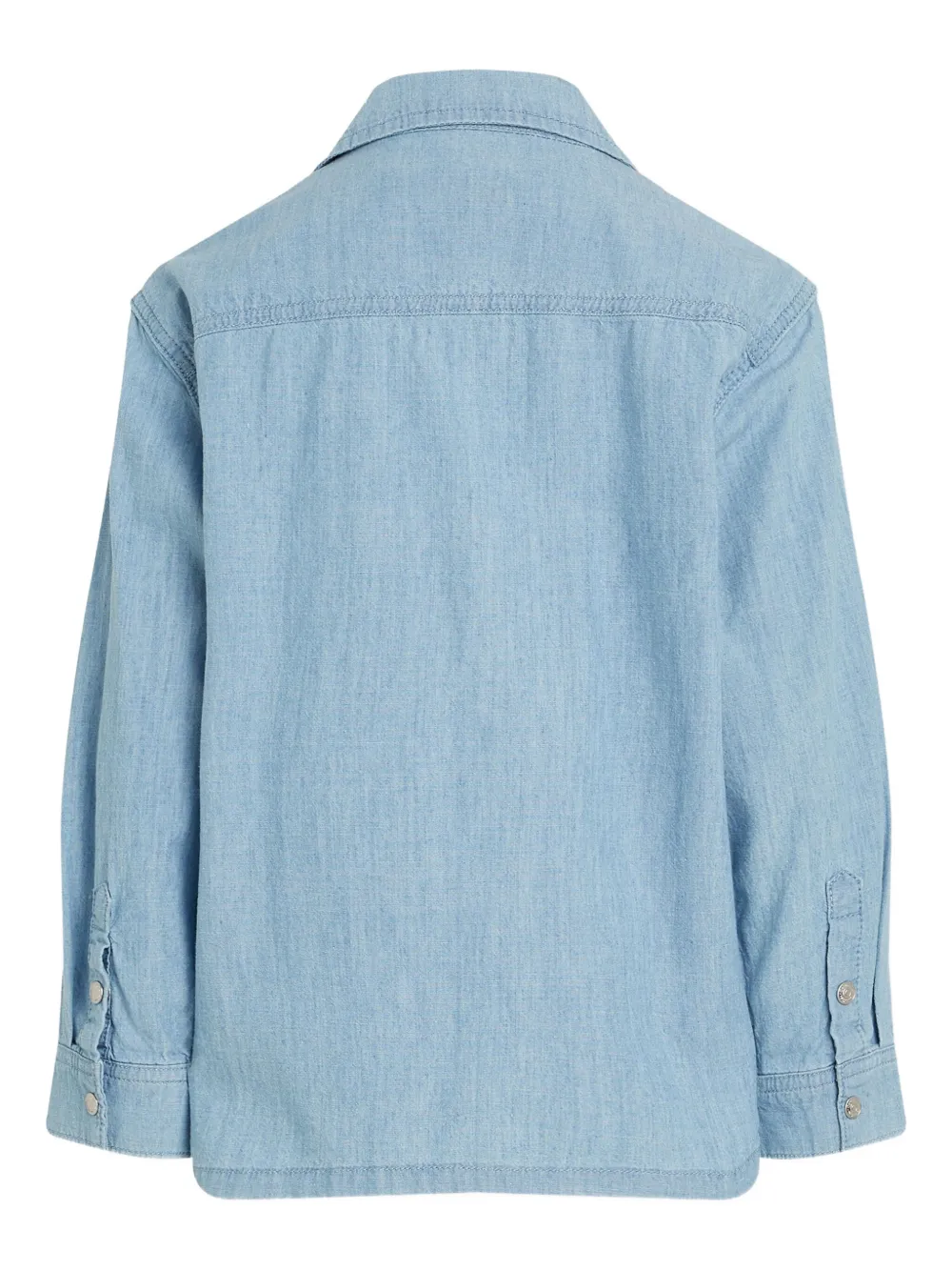 Calvin Klein Kids Katoenen shirt Blauw