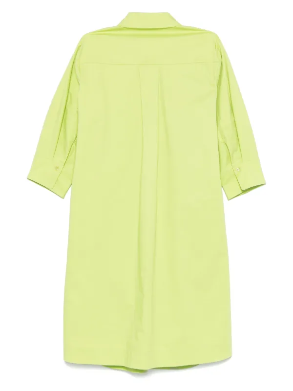 Luisa Cerano Long Sleeve Dress | Green