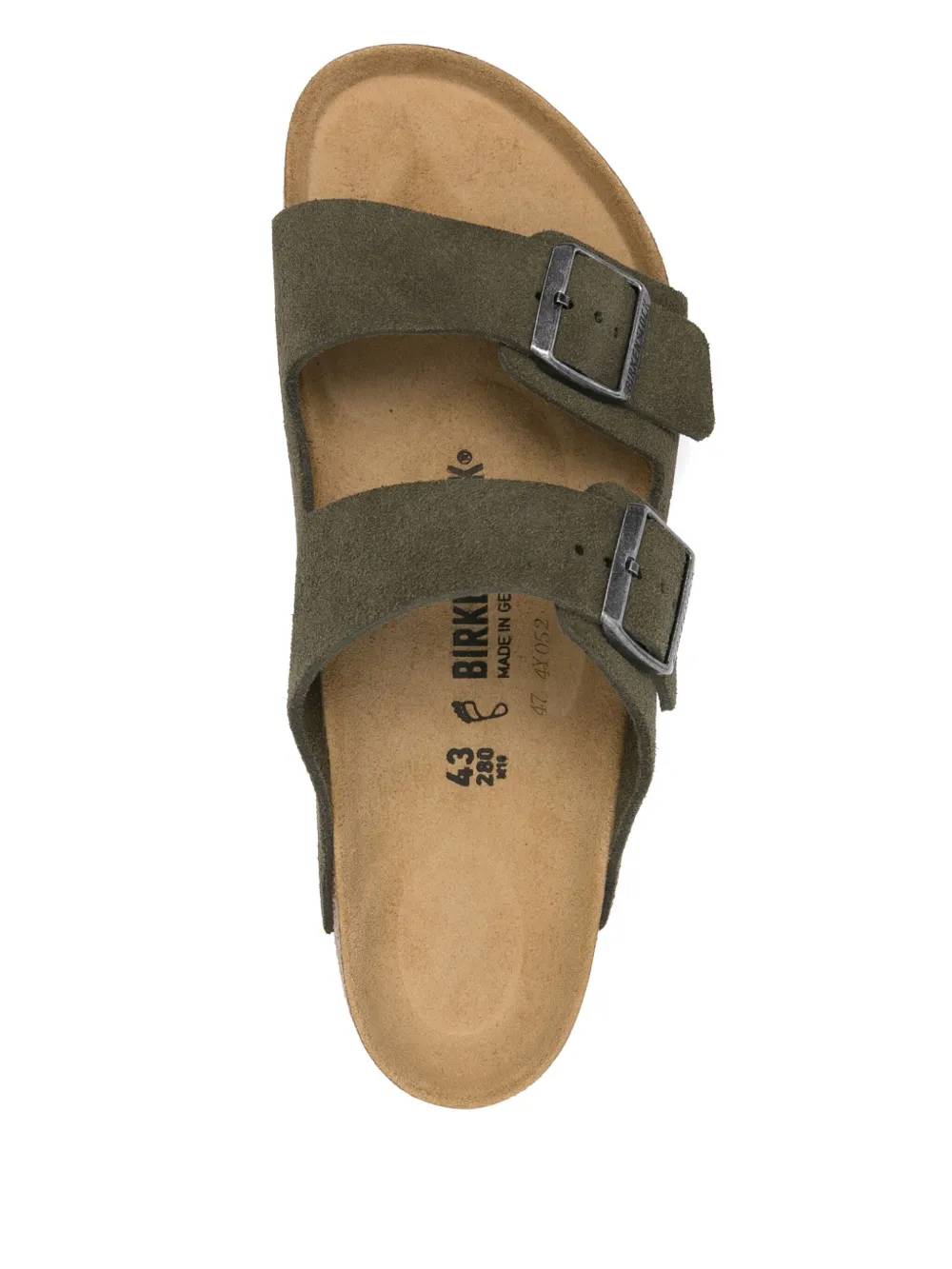 Birkenstock Arizona suede sandals Green