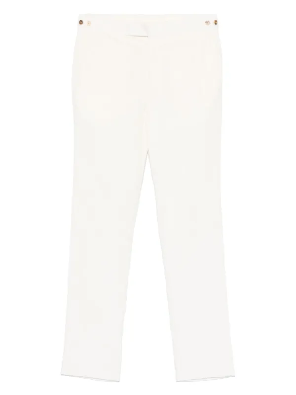 Gabriela Hearst Cotton Straight-leg Trousers in White