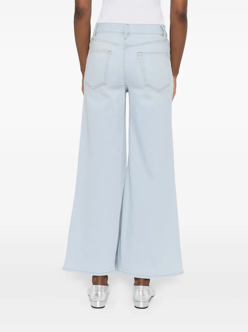 Shop Frame Wide-leg Jeans