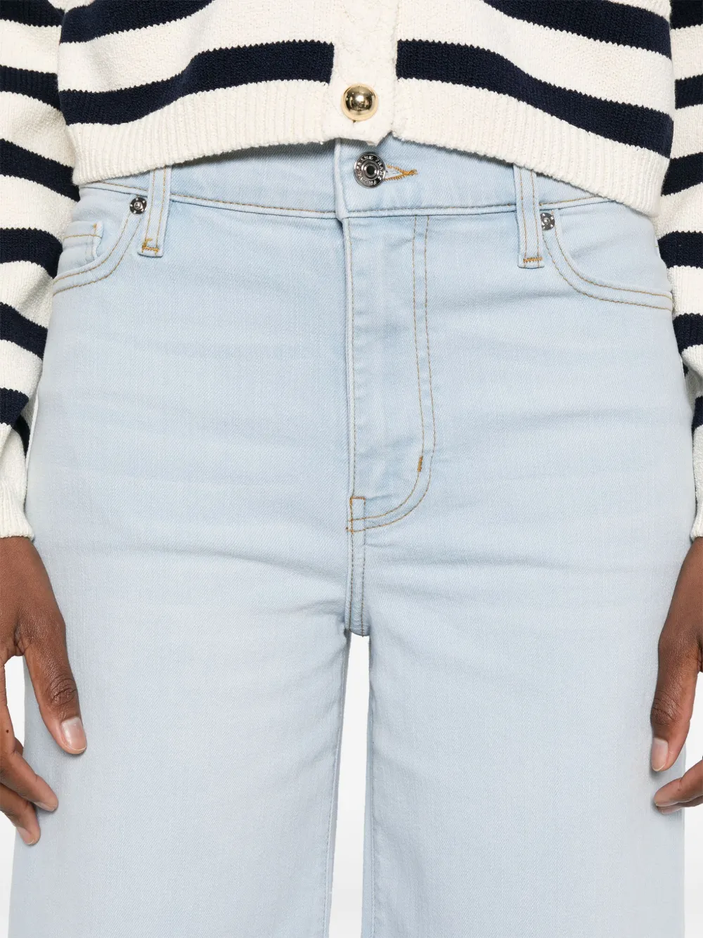 Shop Frame Wide-leg Jeans