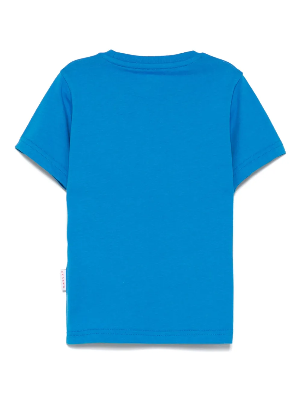 Sundek logo-print T-shirt Blauw