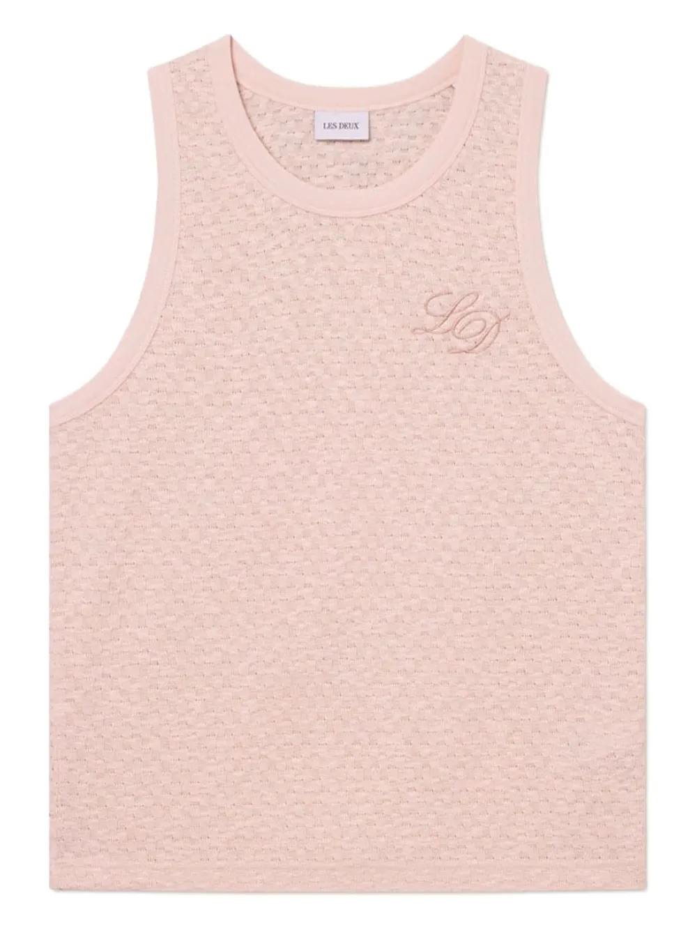 Les Deux logo-embroidered tank top | Neutrals | Image 1