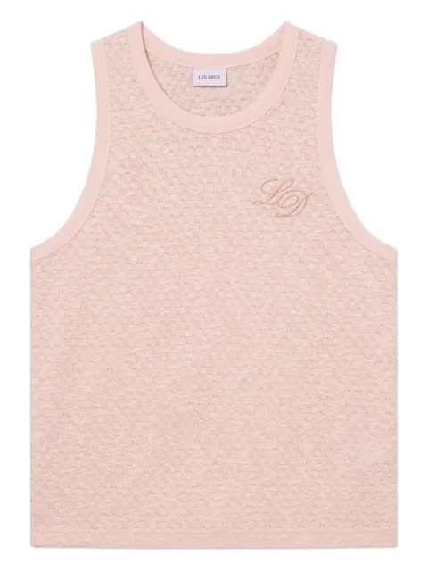 Les Deux logo-embroidered tank top