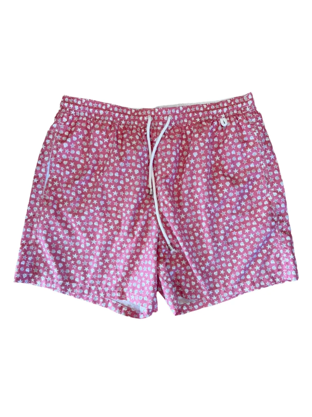Isaia star-pattern swim shorts | Pink | Image 1