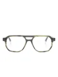 GIGI STUDIOS geometric-frame glasses - Black