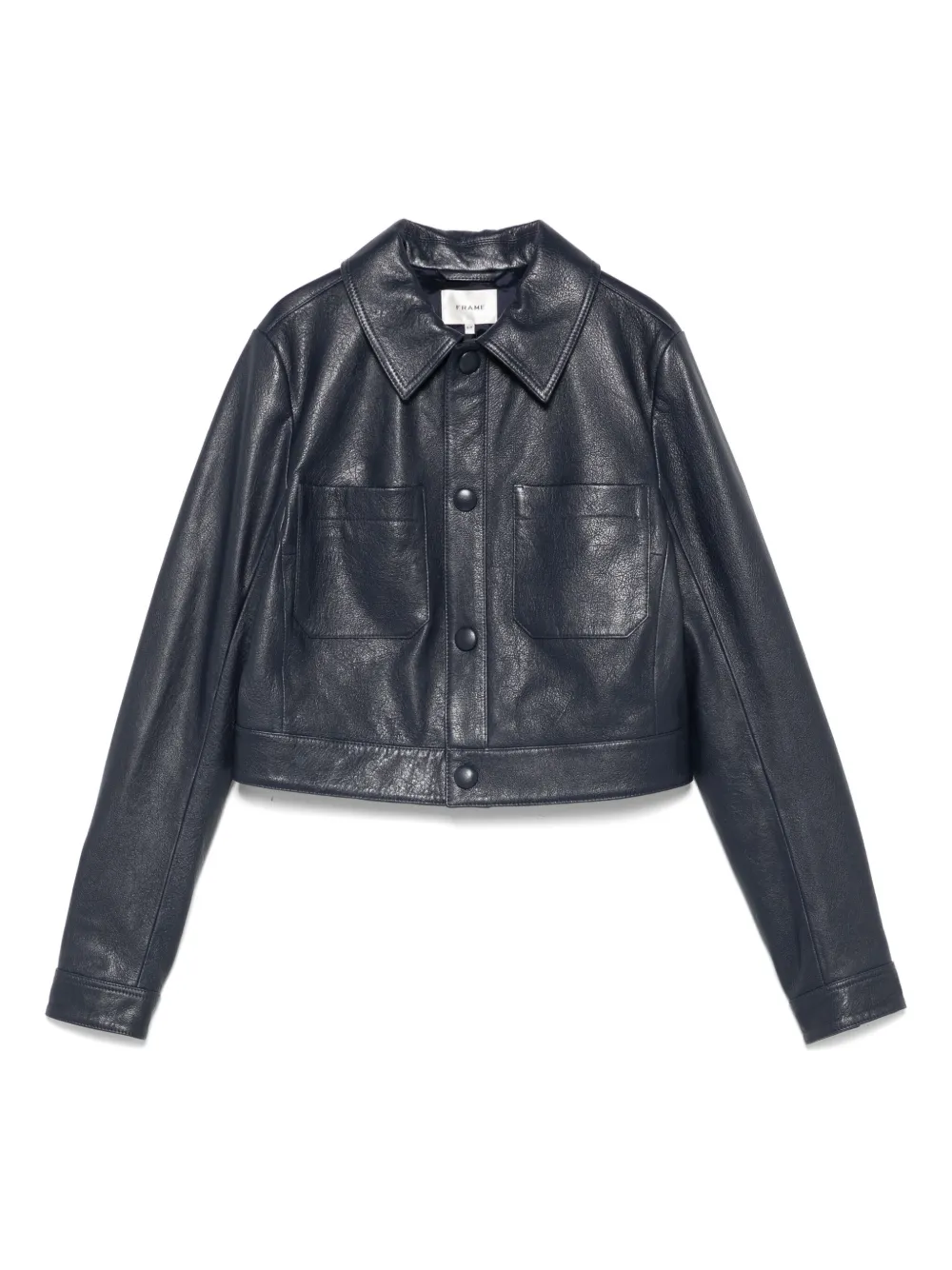 FRAME leather jacket | Blue | Image 1