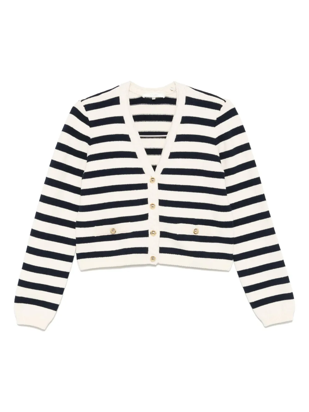FRAME STRIPED CARDIGAN