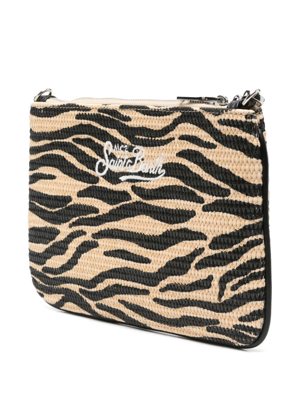 MC2 SAINT BARTH LOGO-EMBROIDERED CLUTCH BAG