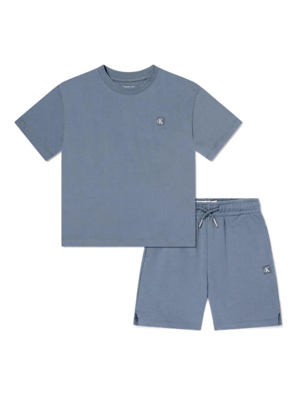 Calvin Klein Kids Katoenen T-shirt Grijs