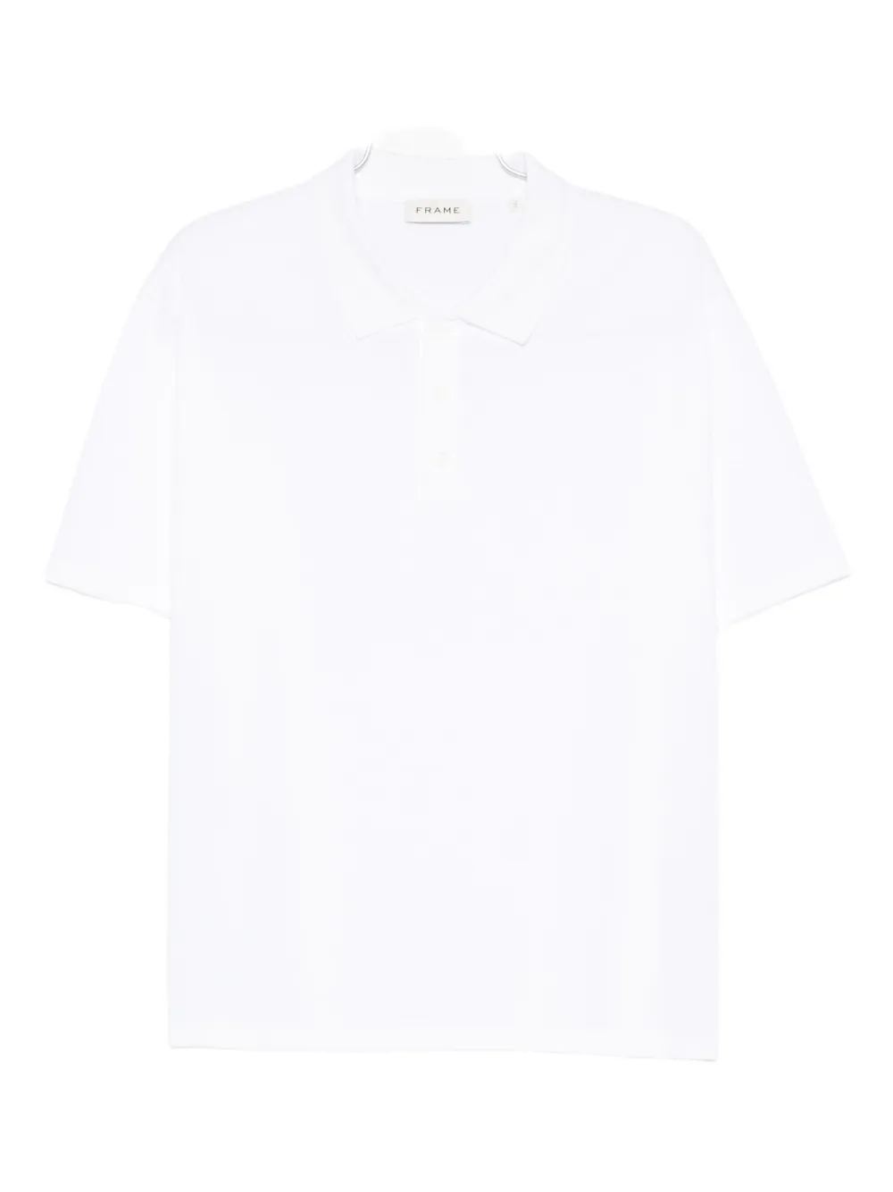 Frame Short-sleeve Polo Shirt In White