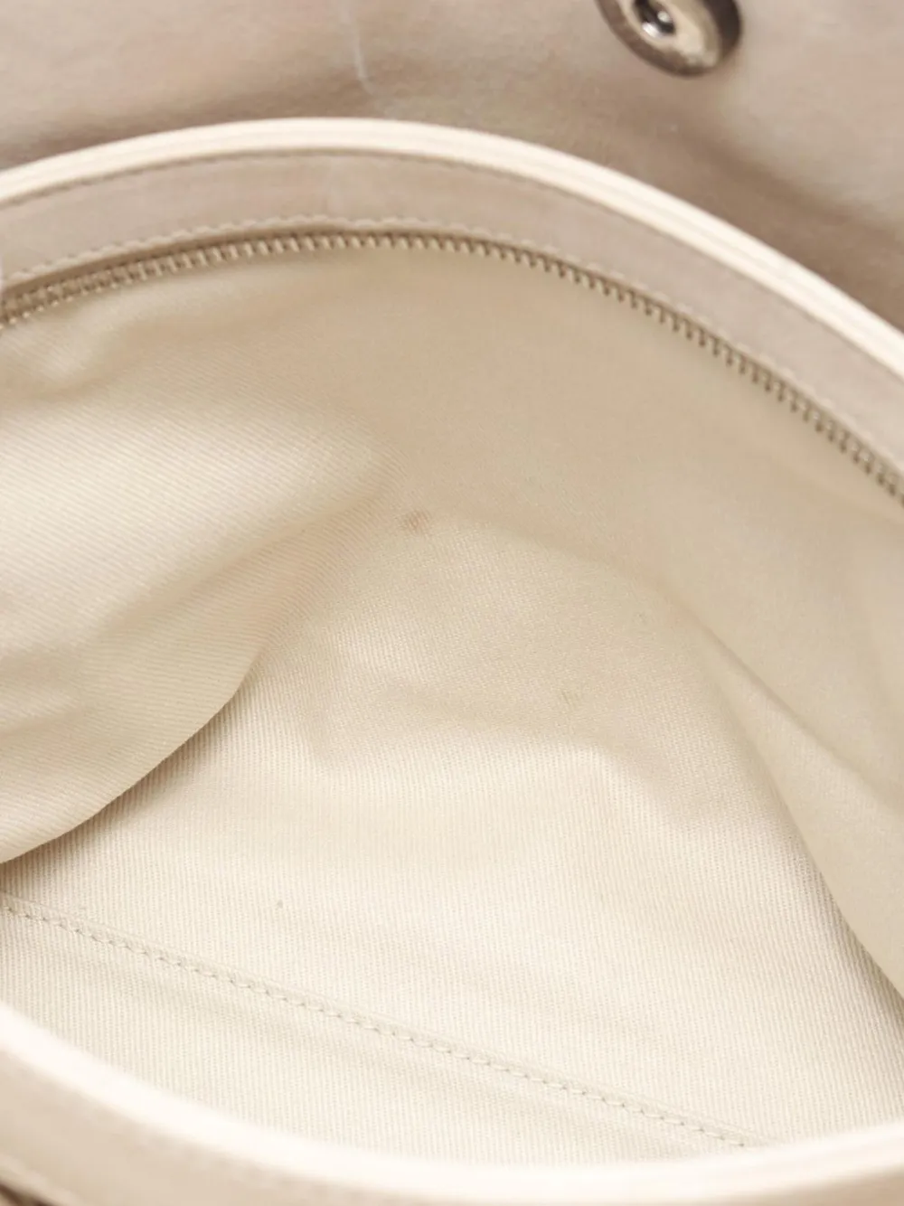 Pre-owned Chanel 2010-2011 Large Aged Calfskin Just Mademoiselle Bowling Bag Shoulder Bag